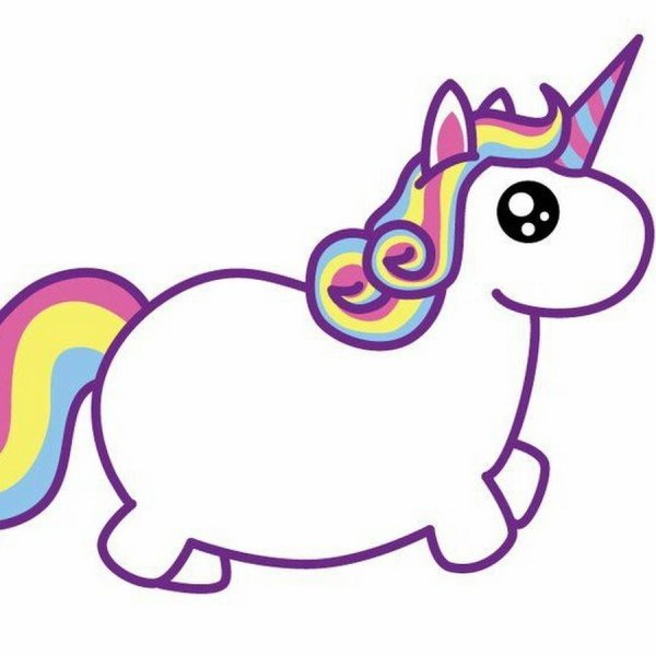 Рисунки для срисовки карандашом единегор легкие