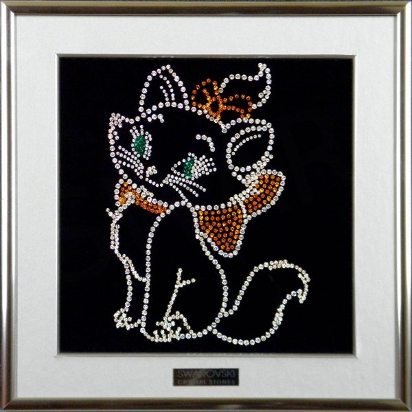 Вышивка из страз