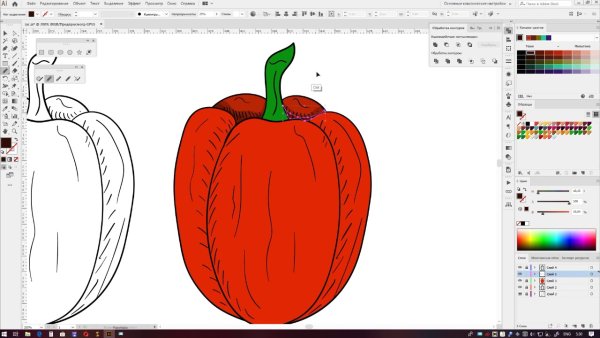 Легкие картинки в иллюстраторе