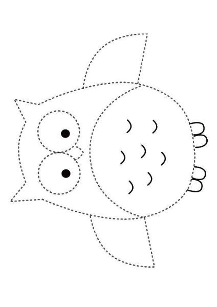 Рисование по точкам для детей