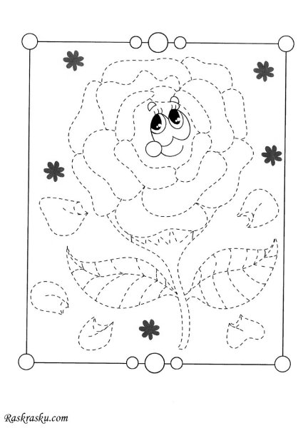 Машины пунктиром для детей