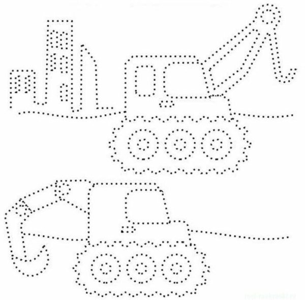 Рисунки по точкам для маленьких