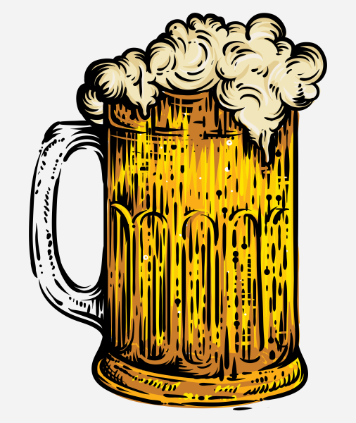 Кружка пива рисунок