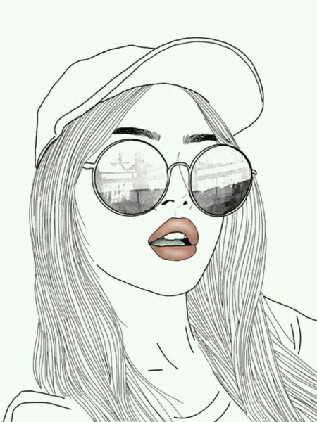 Крутые рисунки карандашом для девочек