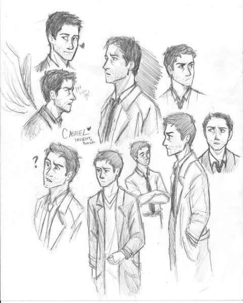 Кастиэль нарисовать