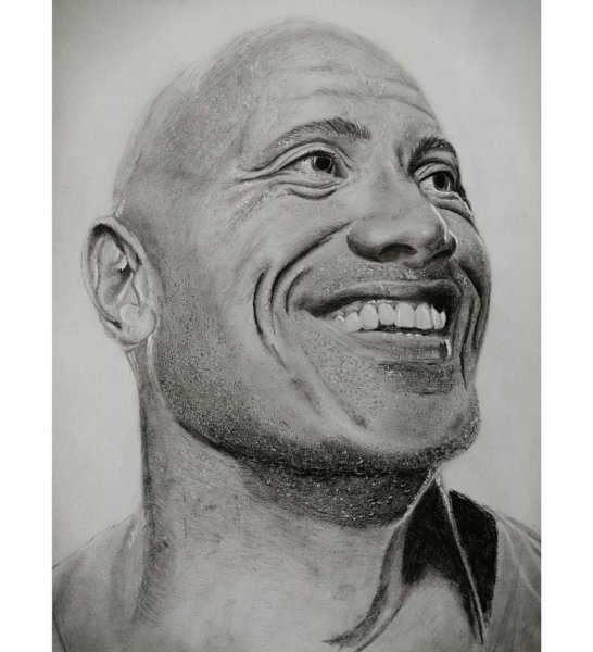 Дуэйн Джонсон скетч