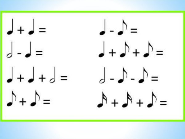 Ритмические упражнения по сольфеджио 4 класс