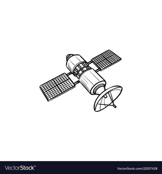 Спутник нарисовать