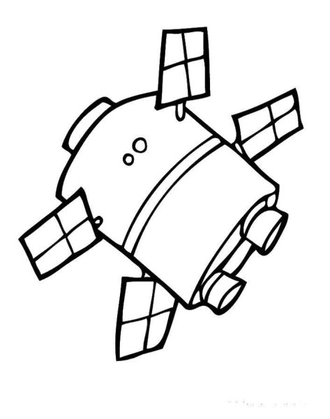 Спутник карандашом