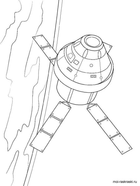 Космос рисунок карандашом