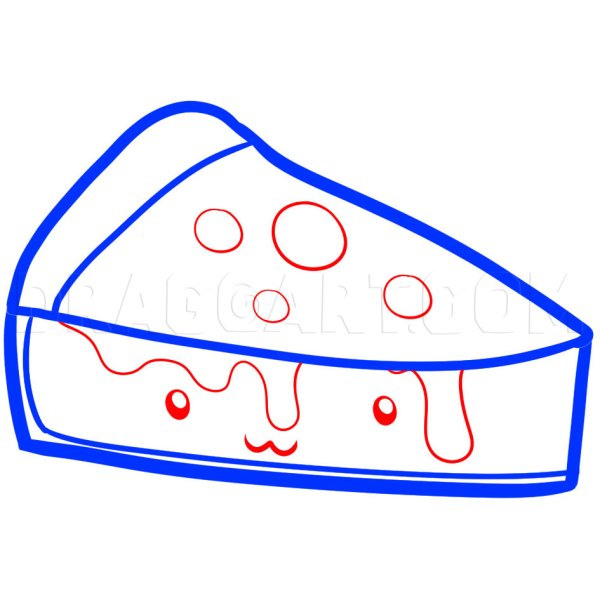 Чизкейк для срисовки