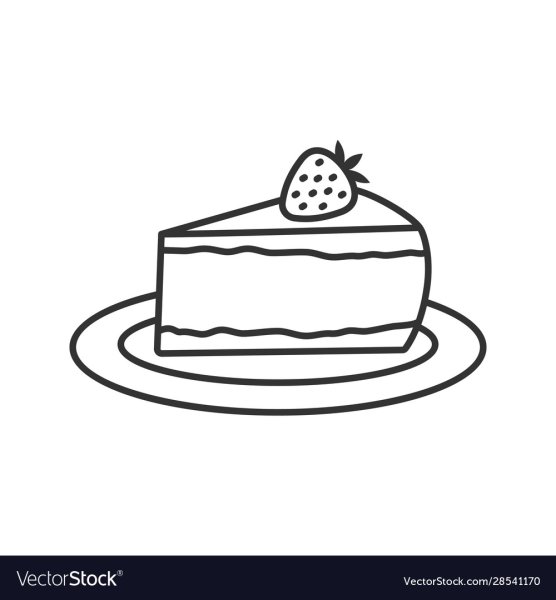 Чизкейк нарисовать