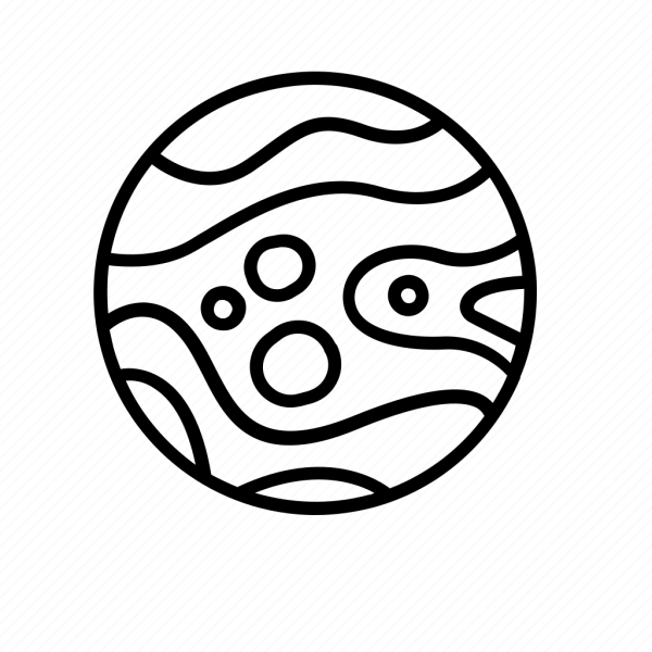 Марс мультяшный Планета