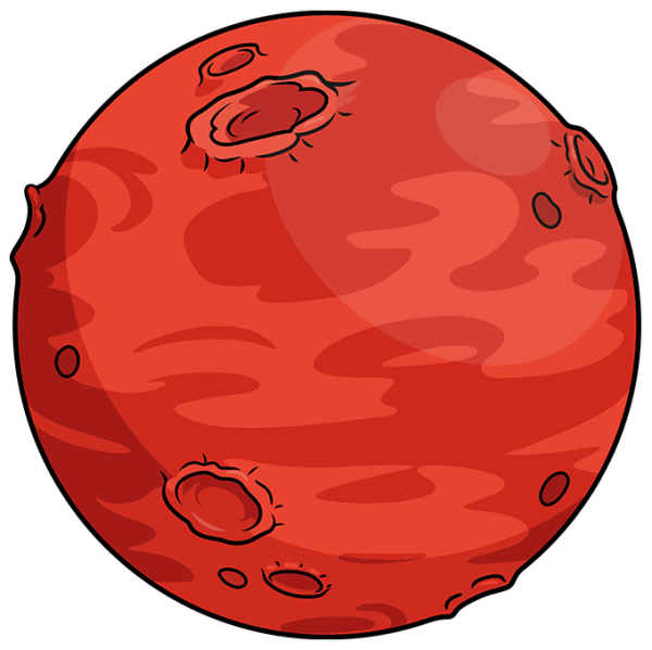 Планета рисунок карандашом