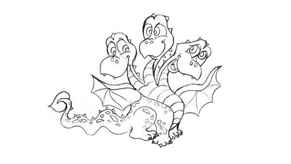 Змей Горыныч многоголовый