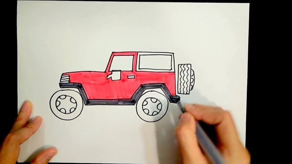 Jeep Grand Cherokee вектор