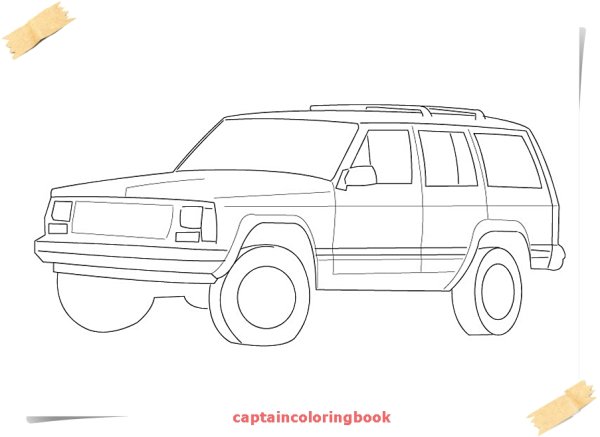 Кадиллак Эскалейд рисунок