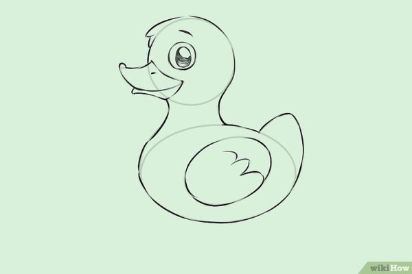 Утенок раскраска для малышей