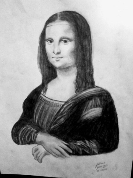 Картина Мона Лиза нарисовать