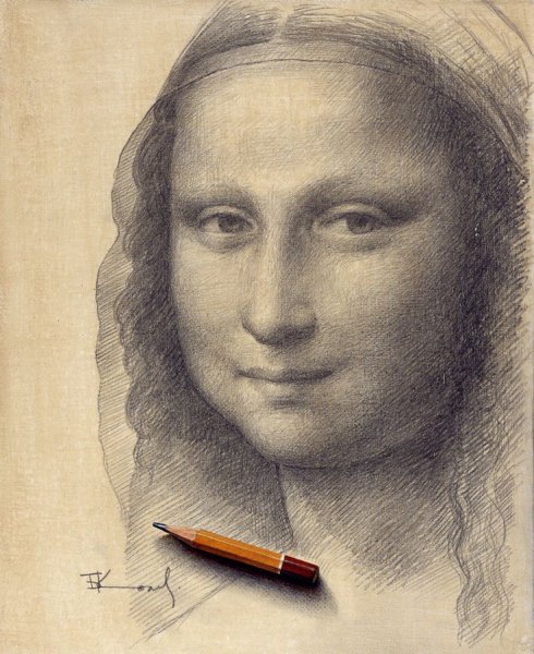 Мона Лиза набросок