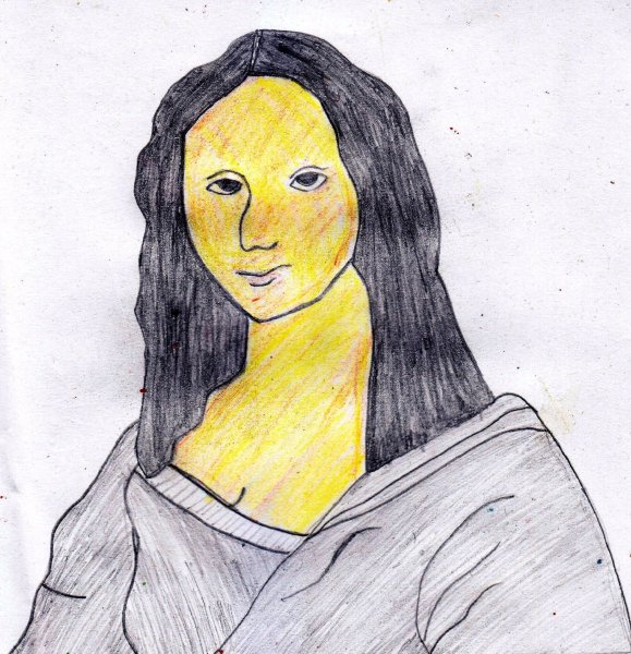 Мона Лиза нарисовать