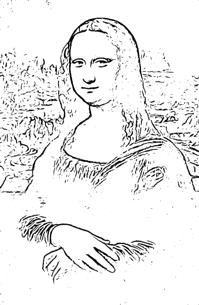 Мона Лиза набросок