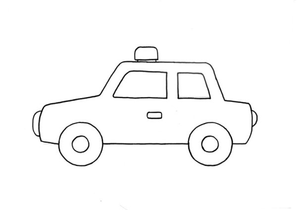 Раскраска для малышей. Машинки