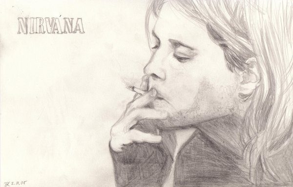Курт Кобейн скетч