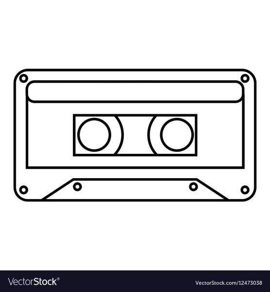 Трафарет аудиокассеты