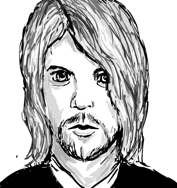 Курт Кобейн рисунок