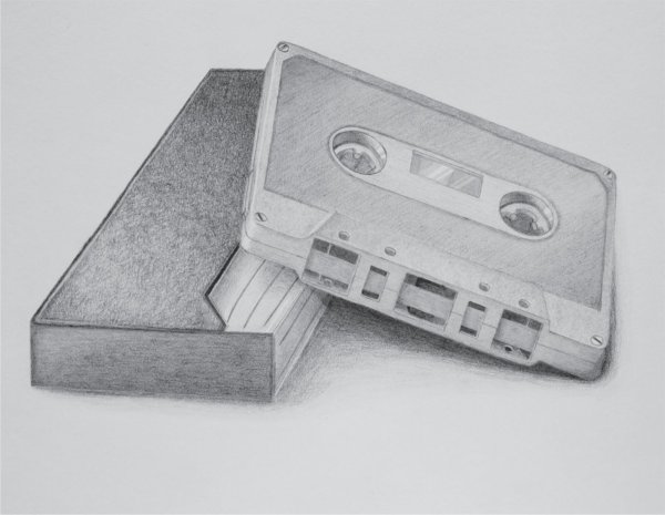 Кассетный плеер эскиз