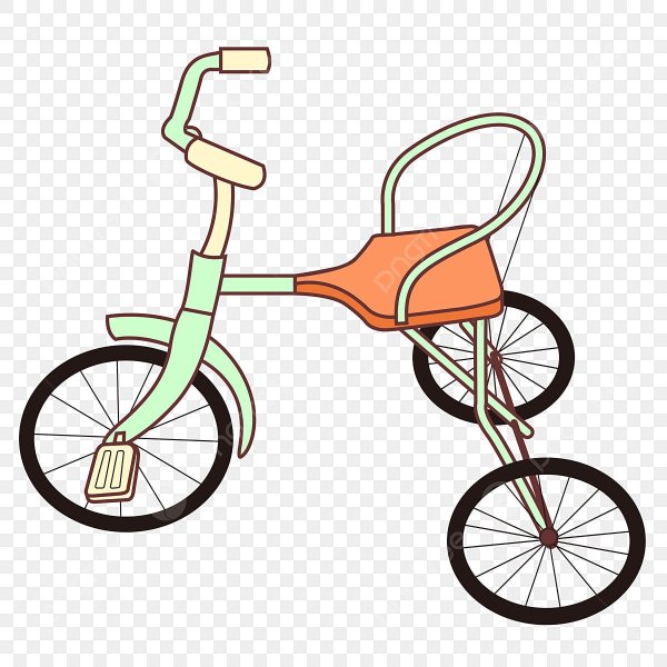 Трехколесный велосипед иллюстрации
