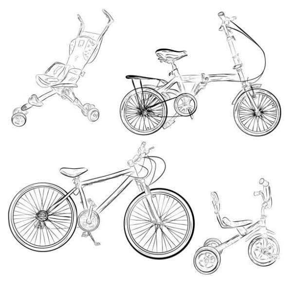 Коляска сидячая рисунок