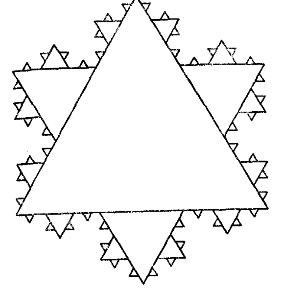 Треугольник Серпинского Снежинка Коха