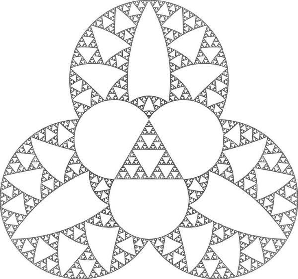 Фракталы раскраски