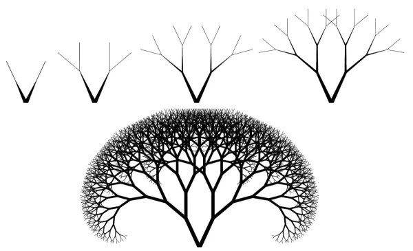 Фрактальное дерево Майкла Бетта