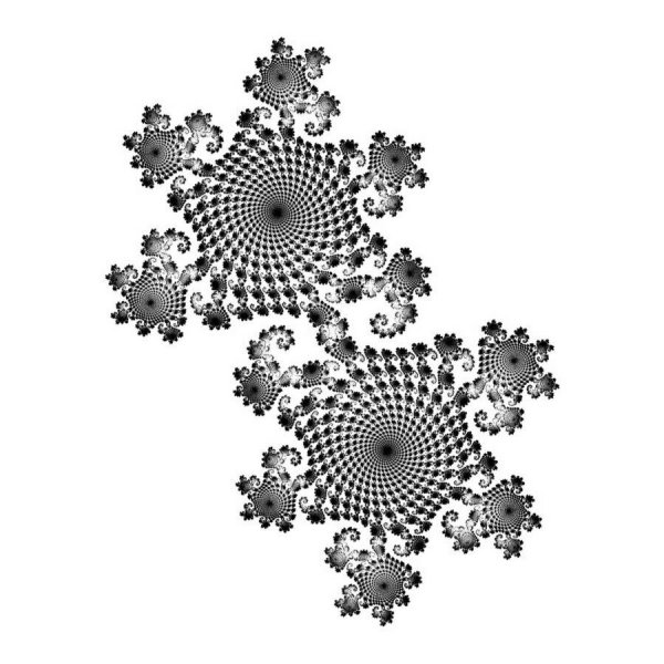 Стохастические фрактал Жюлиа