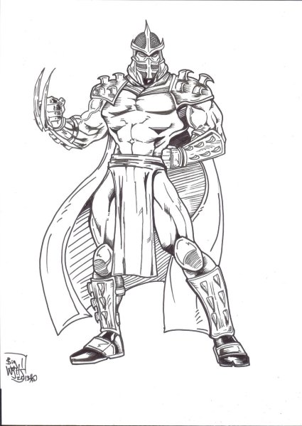 Шредер раскраска