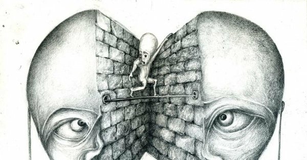 Шон Косс рисунки психические заболевания