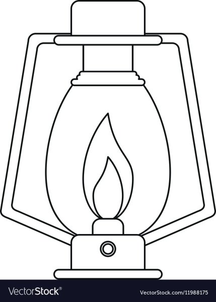 Керосиновая лампа референс скетч