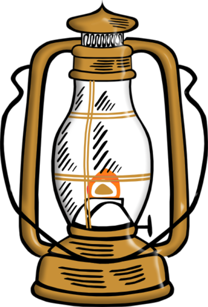Керосиновая лампа логотип