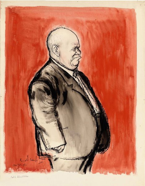 Хрущев Никита Сергеевич рисунок