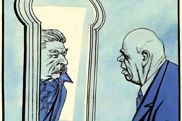 Карикатуры на Горбачева на западе