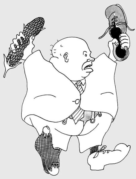 Хрущев карикатура