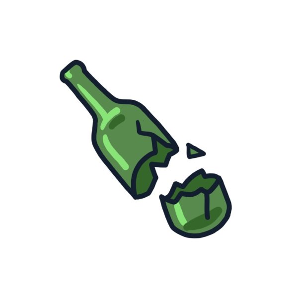 Шампанское эскиз