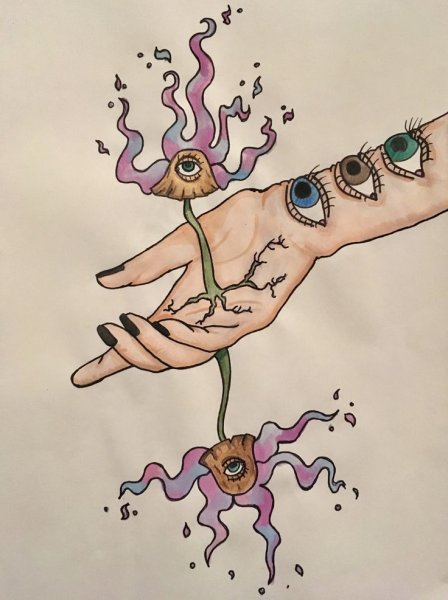 Идеи для рисования психоделические