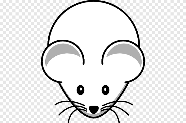 Мордочка мышки для аппликации