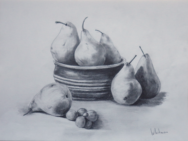 Натюрморт рисунок карандашом