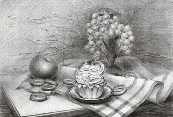 Натюрморт из двух предметов