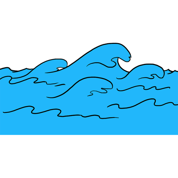 Волна рисунок